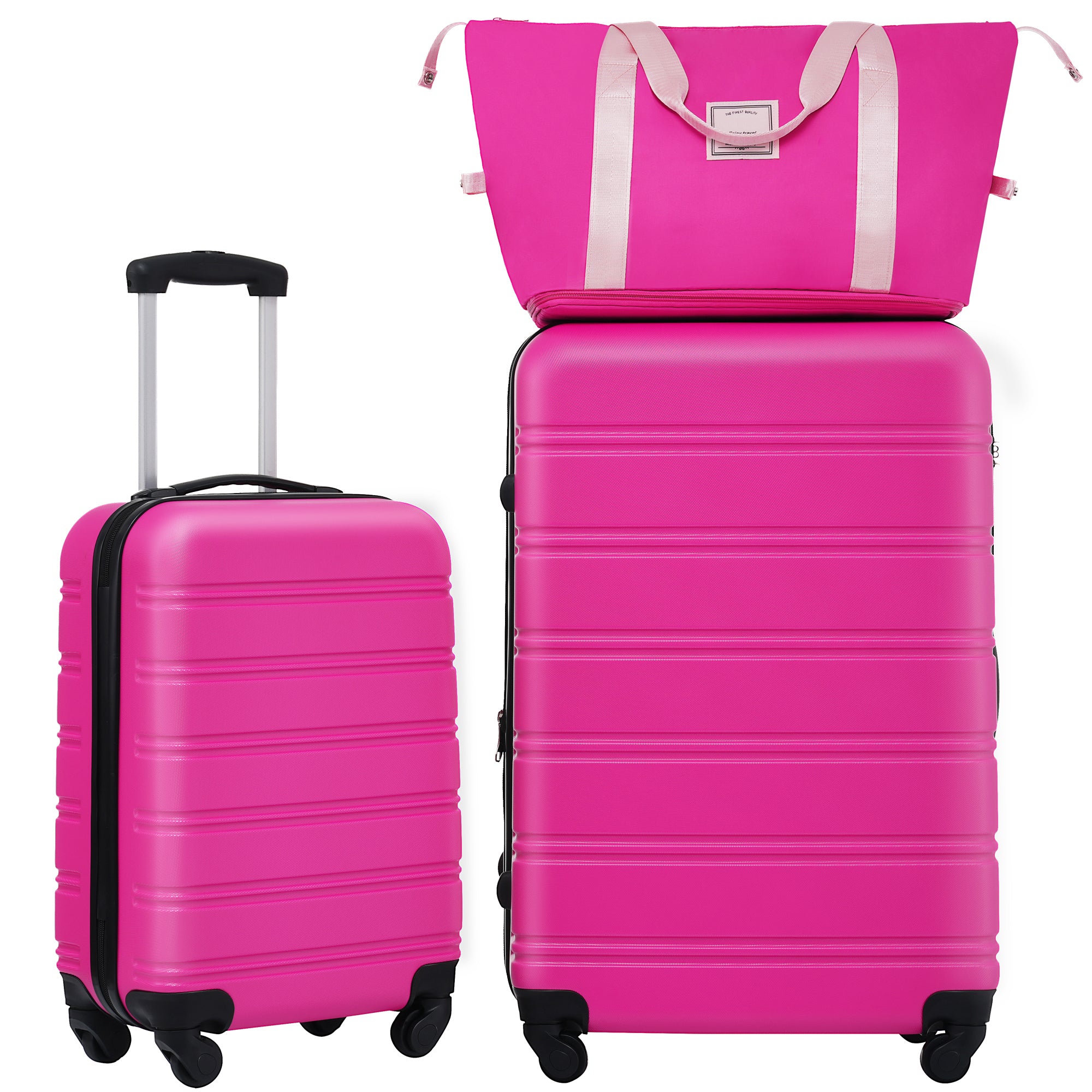 Hardshell Luggage Sets 2Pcs + Bag Spinner Suitcase with TSA Lock Lightweight 20' + 28'